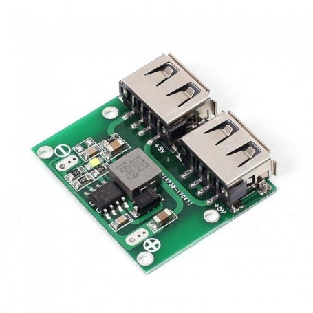 ماژول کاهنده DC به DC دارای ورودی 6V تا 26V و خروجی 3A 5V USB