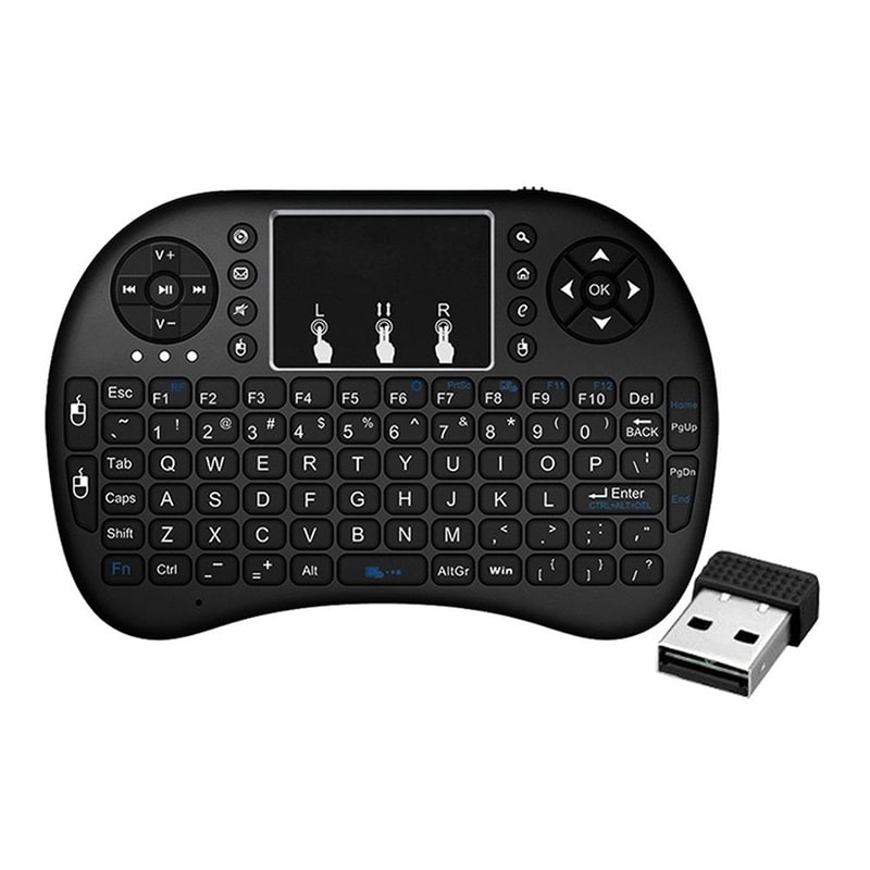 مینی کیبورد بی سیم دارای تاچ پد (موس) مدل WIFI 2.4GHz